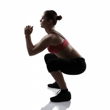 Squat vrouw